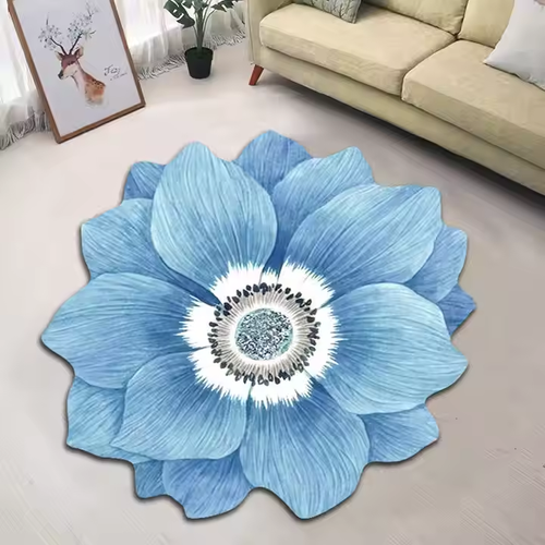 Creative flower carpet for home, can be used to decorate bedroom carpet