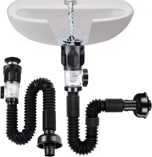 Anti-clogging and anti-odor filter sewage pipe