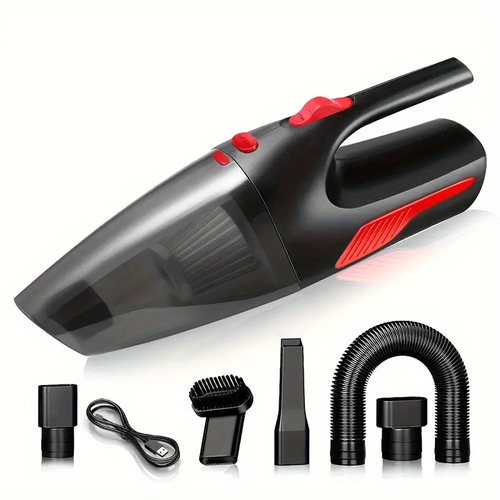 Wireless car vacuum cleaner car rechargeable wet and dry dual-purpose car household strong suction high-power vacuum cleaner