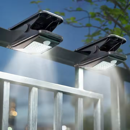 Solar Outdoor LED Clamp Light