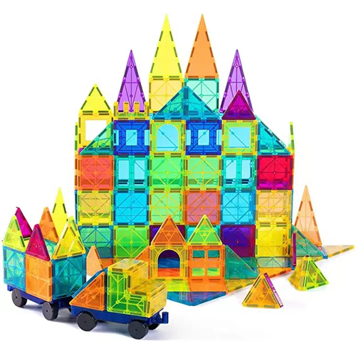 DIY Magnetic Building Blocks Educational Magnetic Blocks Sets Plastic 3d Magnetic Tiles Puzzle Toy