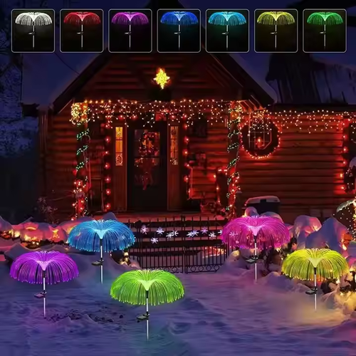 Outdoor Waterproof Garden Solar Colorful Wall Lamp LED Light