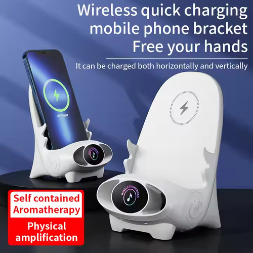 Magnetic Mini Chair Wireless Fast Charger Phone Holder