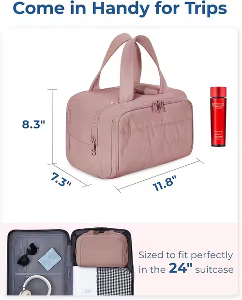 Light cosmetic bag