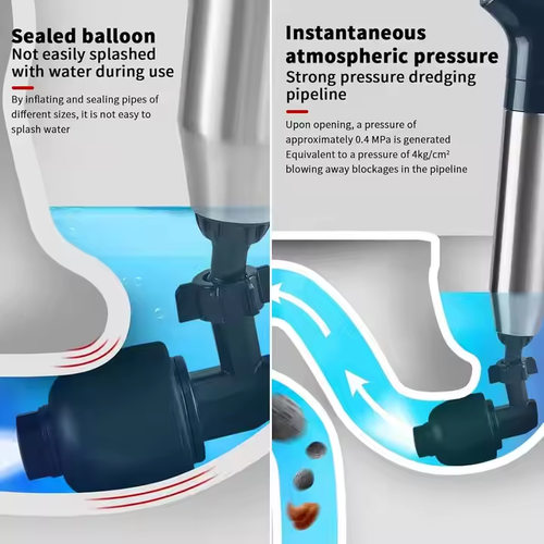 High pressure drain pipe toilet dredge