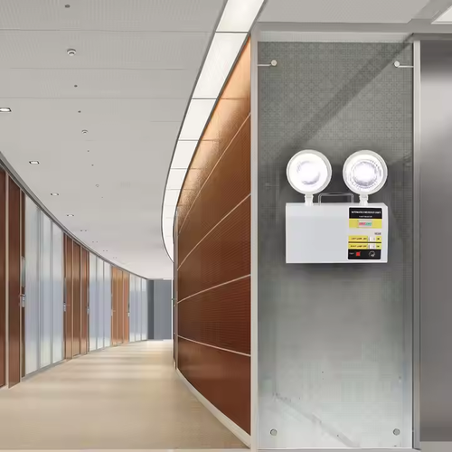 Indoor LED double head emergency light