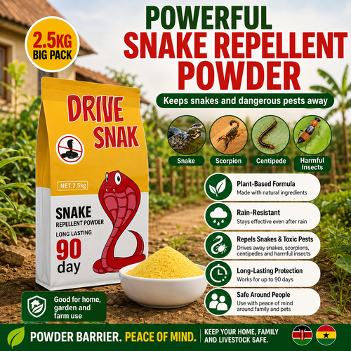 🐍 COD Free Shipping 5LB Bag Sulfur-Based Snake Repellent Powder Waterproof Long-Lasting Outdoor Snake Deterrent
