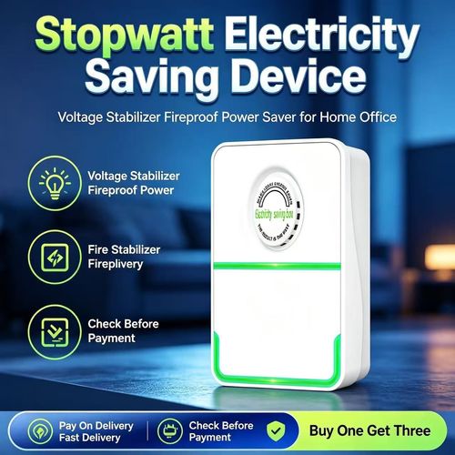 ⚡ Buy 1 Get 3 Stopwatt Electricity Saving Device Voltage Stabilizer Fireproof Power Saver for Home Office Free Shipping COD