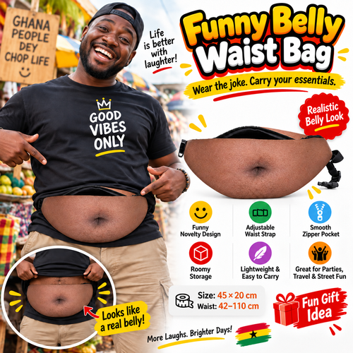 🔥Hot Seller🔥 COD！Funny Dad Bod Belly Fanny Pack Beer Gut Fanny Pack