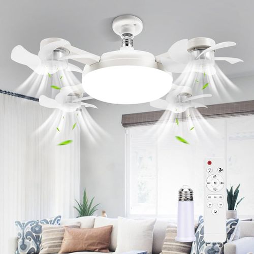 🔥Hot Seller🔥 COD！LED Drone Ceiling Socket Fan Light