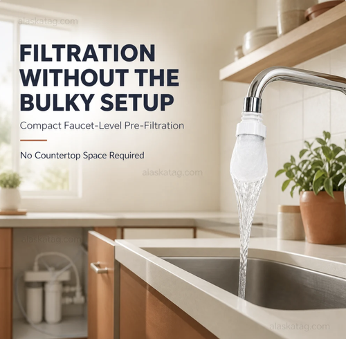 Kitchen Faucet Sediment Filter for Cleaner-Looking Water Flow