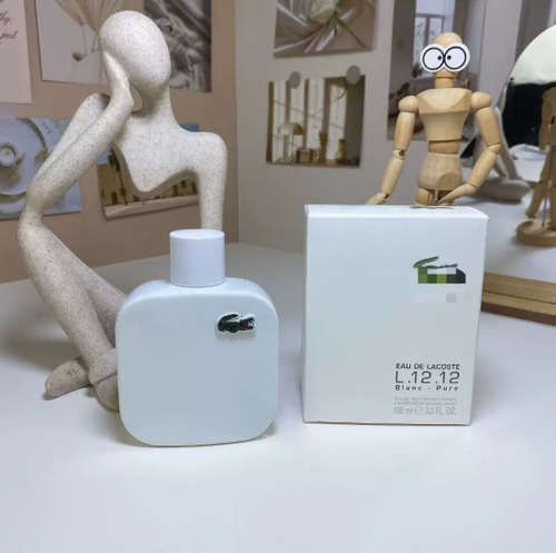 跨境專供L鱷魚香水正裝白色淡香EDT小眾必入款高級氛圍感一件代發