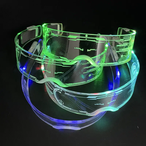 Led Glasses Party Glow in the Dark Light-Up Toys Dj Party Glasses Cycling Goggles