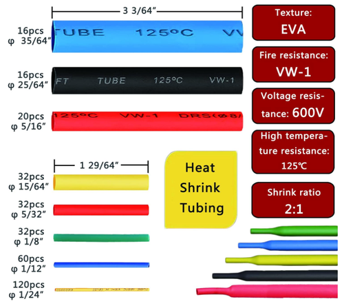 PE Insulation Shrink Sleeve 2:1 Shrink Ratio Heat Shrinkable Cable Repair Box Wire Protection Other Specifications