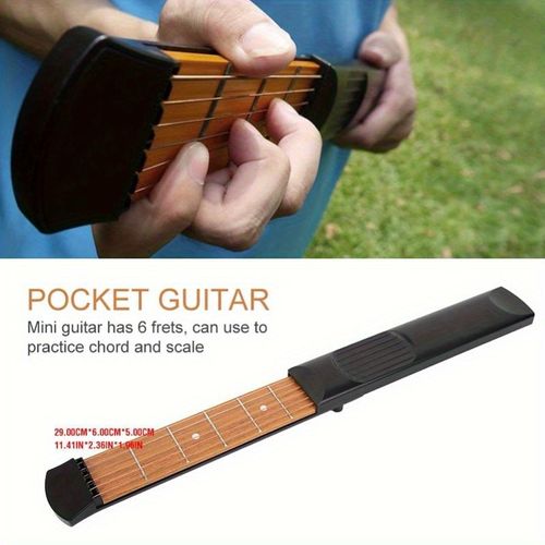 6 Strings 6 Fret Guitar Chord Trainer Neck Practice Tools Beginners Home Travel Guitar Fingerboard Come Tuning