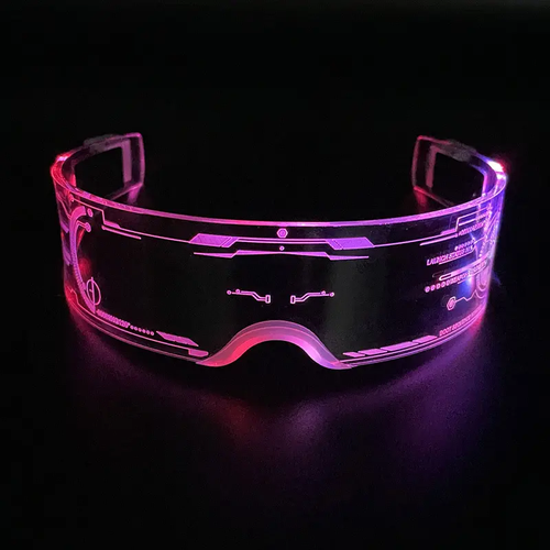 Led Glasses Party Glow in the Dark Light-Up Toys Dj Party Glasses Cycling Goggles