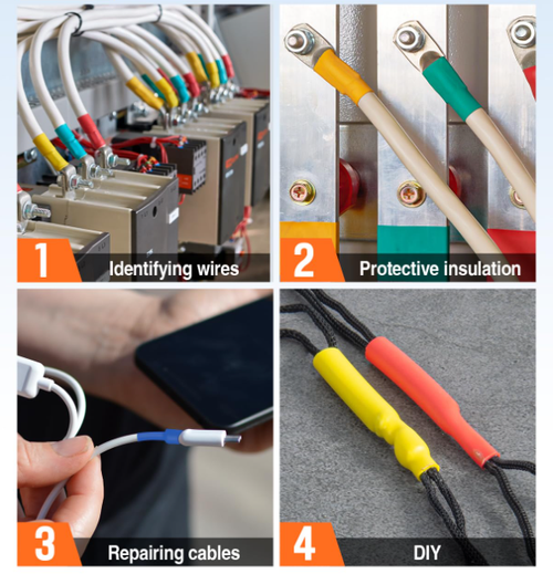 PE Insulation Shrink Sleeve 2:1 Shrink Ratio Heat Shrinkable Cable Repair Box Wire Protection Other Specifications