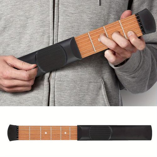 6 Strings 6 Fret Guitar Chord Trainer Neck Practice Tools Beginners Home Travel Guitar Fingerboard Come Tuning