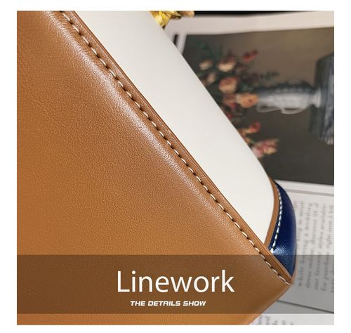 Fashion Colorblock Bucket Bag, Casual PU Leather Zipper Crossbody Bag for Women, Casual Trendy Versatile High-quality Daily Commuting Bag, Fashionable Shopping Bag, Fashionable Shoulder Bag, Colorblock Pattern Bag, Crossbody Shoulder Bags