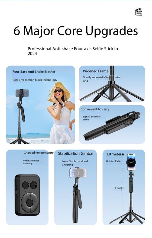 INFOJIFA Automatic Face Tracking Tripod - 360° Rotating Selfie Stick with Bluetooth Remote Control, Mobile Phone Accessories for Smartphone, Cellphone, iPhone, iPad, iOS, Android, Camera, Vlogging Equipment, Tripod For Iphone,back to school
