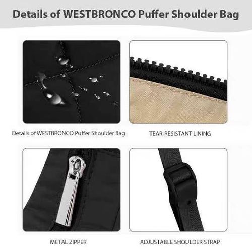Crescent Shoulder Bag, Viral Small Puffy Bag for Women, Fashion Purse with 2 Side Pockets, Adjustable Strap, Waterproof Lightweight Elegant Commuter Crossbody Bag, Perfect for Travel Gym Dating Summer Trendy Gift for Mom, Back To School