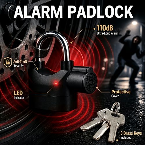 Anti-Theft Alarm Padlock
