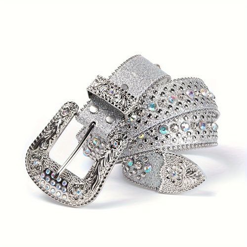 Hip-hop style Rhinestone belt