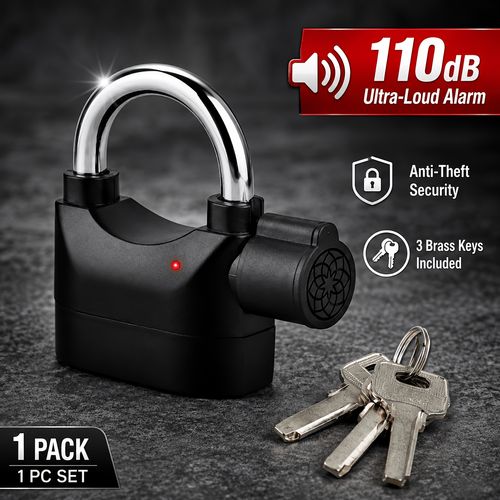 Anti-Theft Alarm Padlock