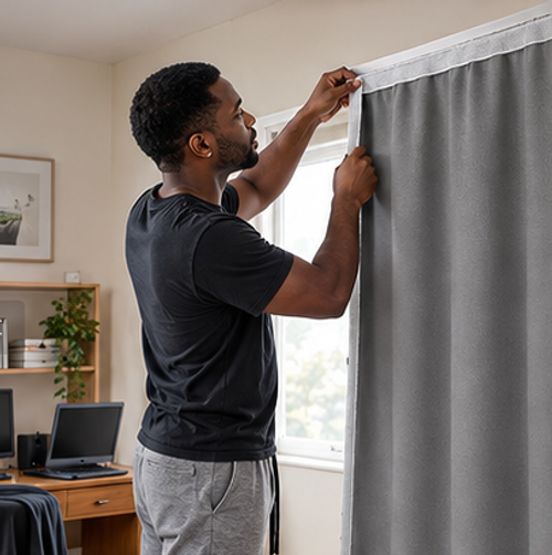 Blackout curtains