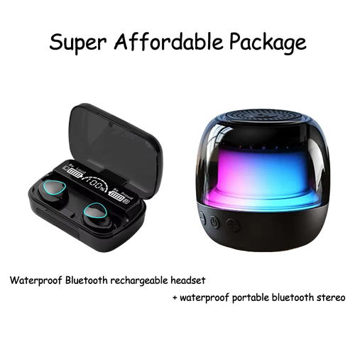 Waterproof portable Bluetooth headset that doubles as a rechargeable power bank