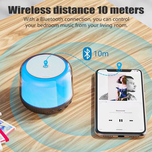 Waterproof RGB Lights Smart Bluetooth Wireless Portable High Quality Speaker