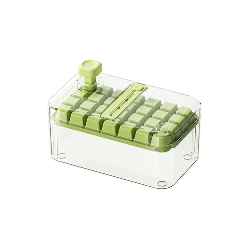 Novo produto molde de cubo de gelo doméstico fácil de desmontar cubo de gelo trey caixa de armazenamento de gelo de congelação rápida