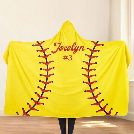 This Is My Territory - Personalized Player Sport Hooded Blanket