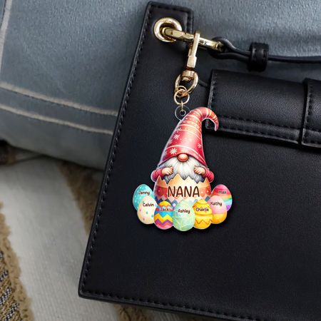 Personalized Easter Gifts For Grandma Keychain