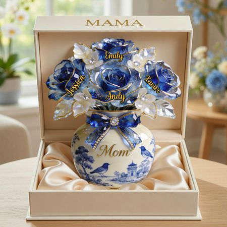 Toile De Jouy Mother Acrylic Plaque - Personalized Gifts For Mothers