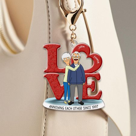 Personalized Gifts For Couple Keychain