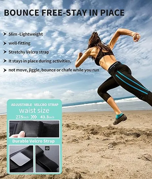 Slim Sports Belt for Running Cycling