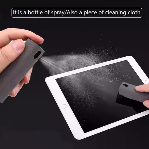Mobile Phone Computer Screen Cleaner 3-in-1 Kit Mini Convenient Spray Microfiber Screen Cleaner