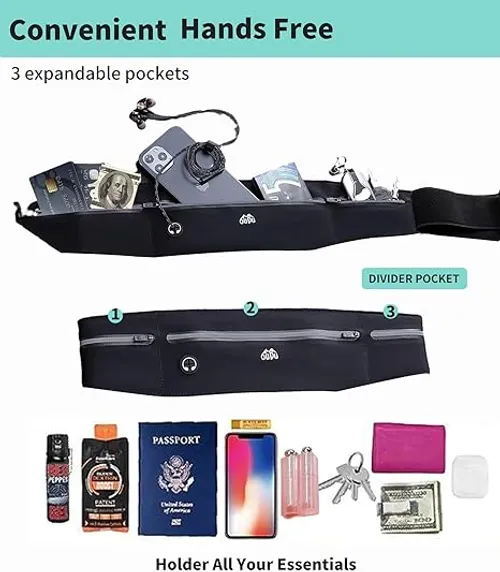 Slim Sports Belt for Running Cycling