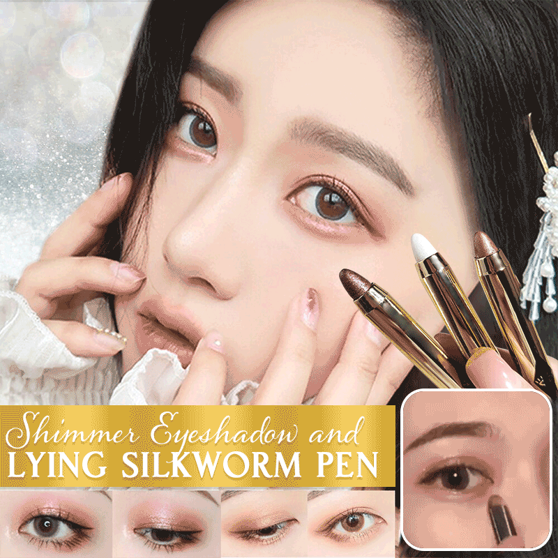 Shimmer Eyeshadow and Lying Silkworm Pen