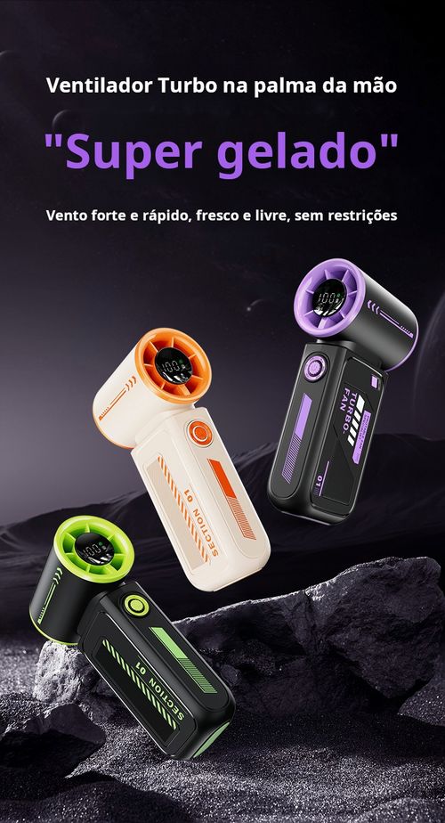 🌪️Ventilador de mão turbo - Sucesso absoluto no Instagram🌪️