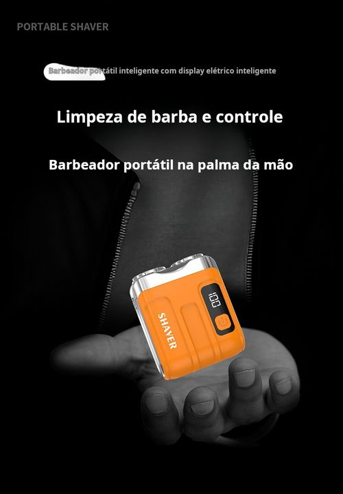 Máquina de barbear portátil