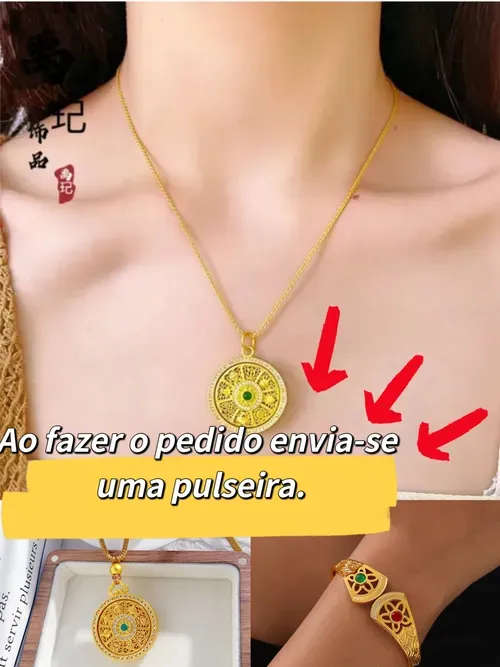 Promoção Exclusiva: Compre um Colar e Ganhe uma Pulseira!​