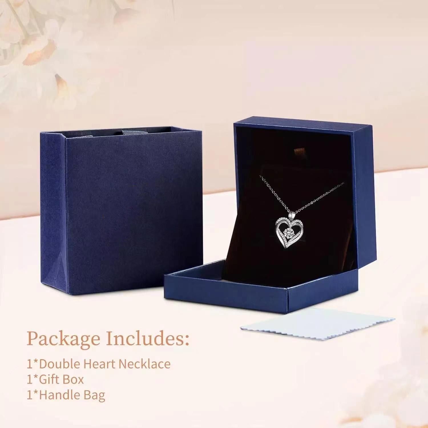 Colar em forma de coração