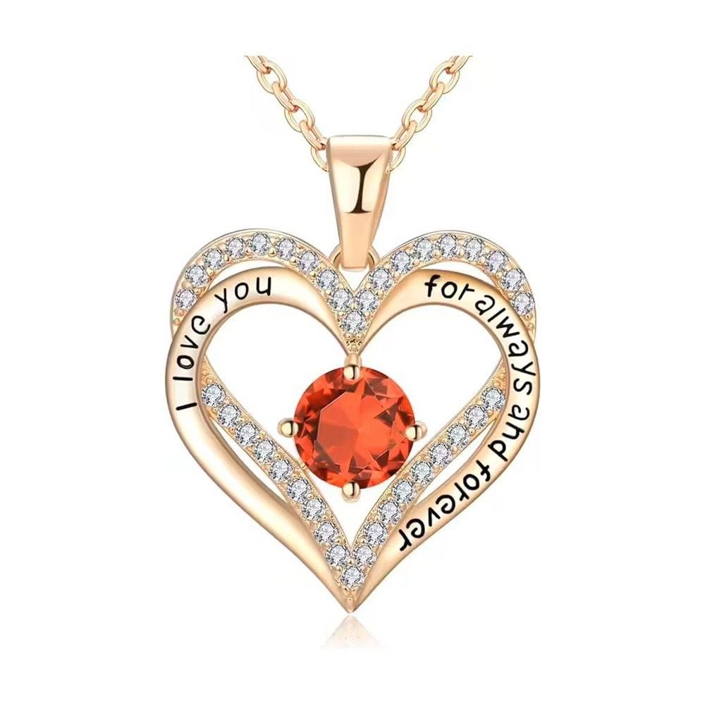 Colar em forma de coração