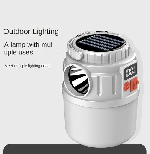 Nova Lanterna de Camping Solar com Display Digital 2026 | Lanterna com Controle Remoto e 3 Fontes de Luz & Power Bank