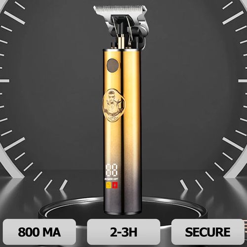Recarregável Aparador De Cabelo Elétrico Retro Display Digital Must-Have para Escultura Retro Pompadour Penteados Novo Elétrico Elétrico