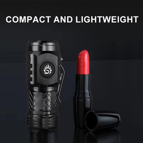 USB Recarregável Luz Alemão 3 Eyed Mini Flash Super Power Lanterna Polegar Tamanho Lanterna 3 Eyed Monster Lanterna