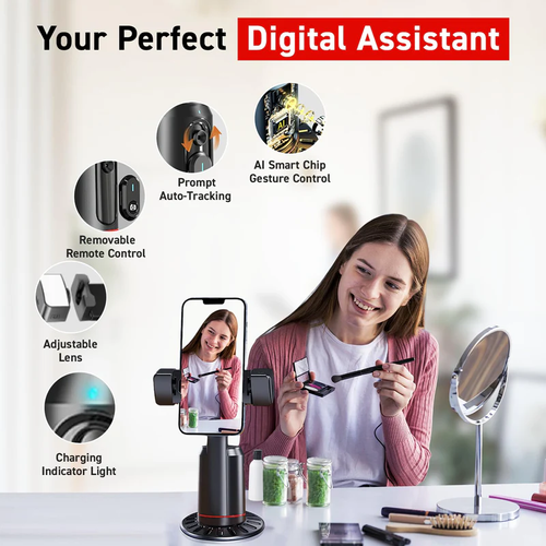 AI intelligent 360° rotating gimbal