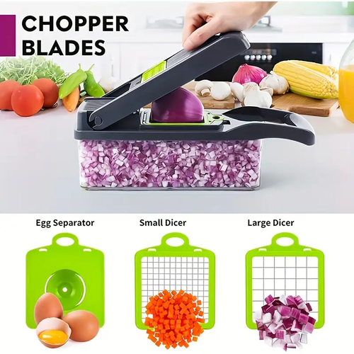 16-in-1 Professional Manual Vegetable Chopper